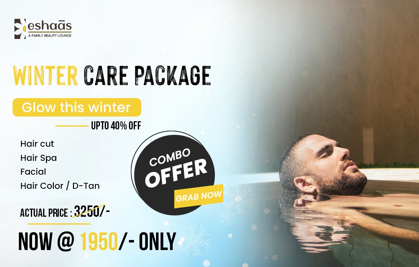 Eshaas winter care package combo offer billboard, now at Rs 1950